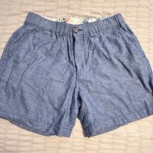Chubbies Blue Flat Front Men's Shorts Size Small